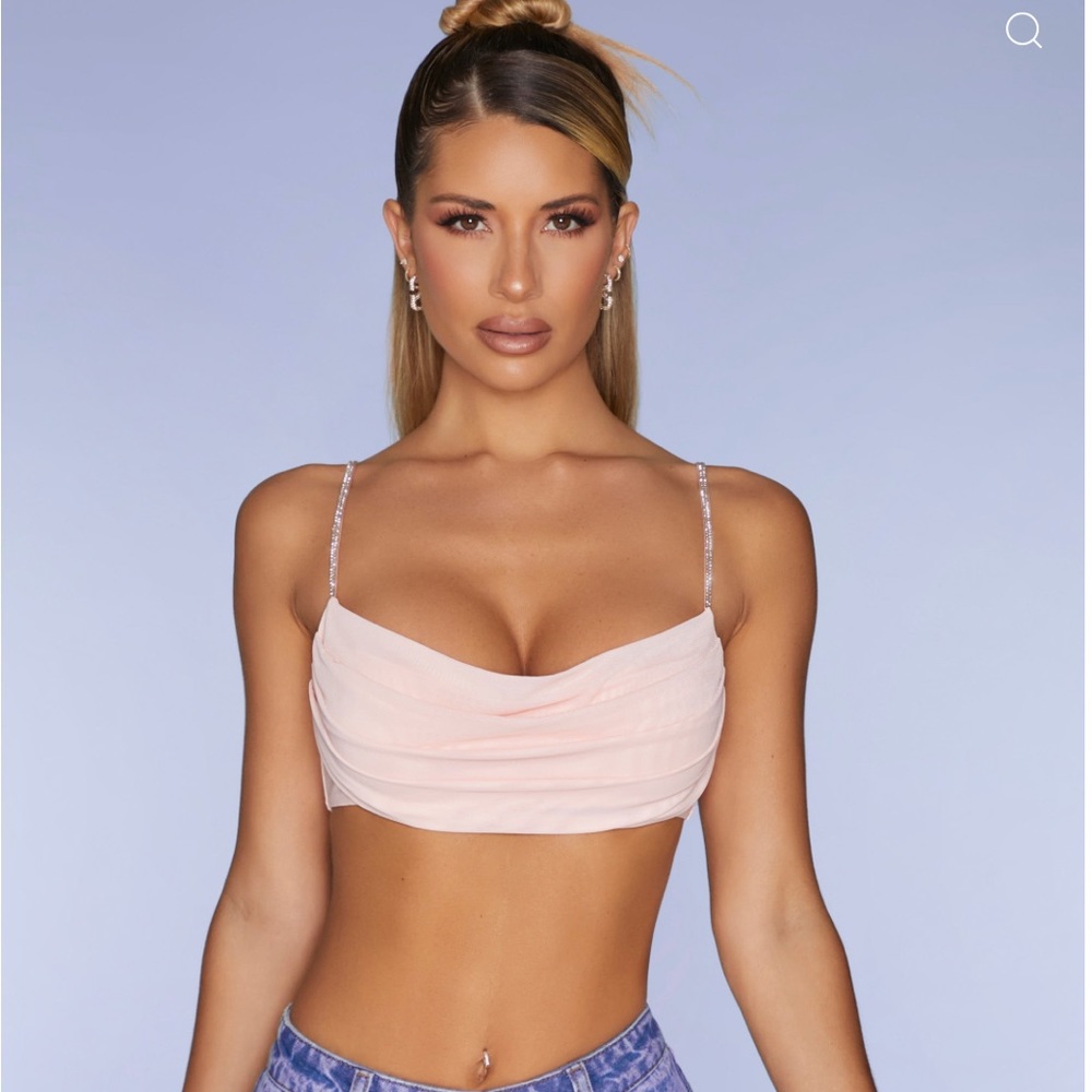 Oh Polly Pink Tube Top